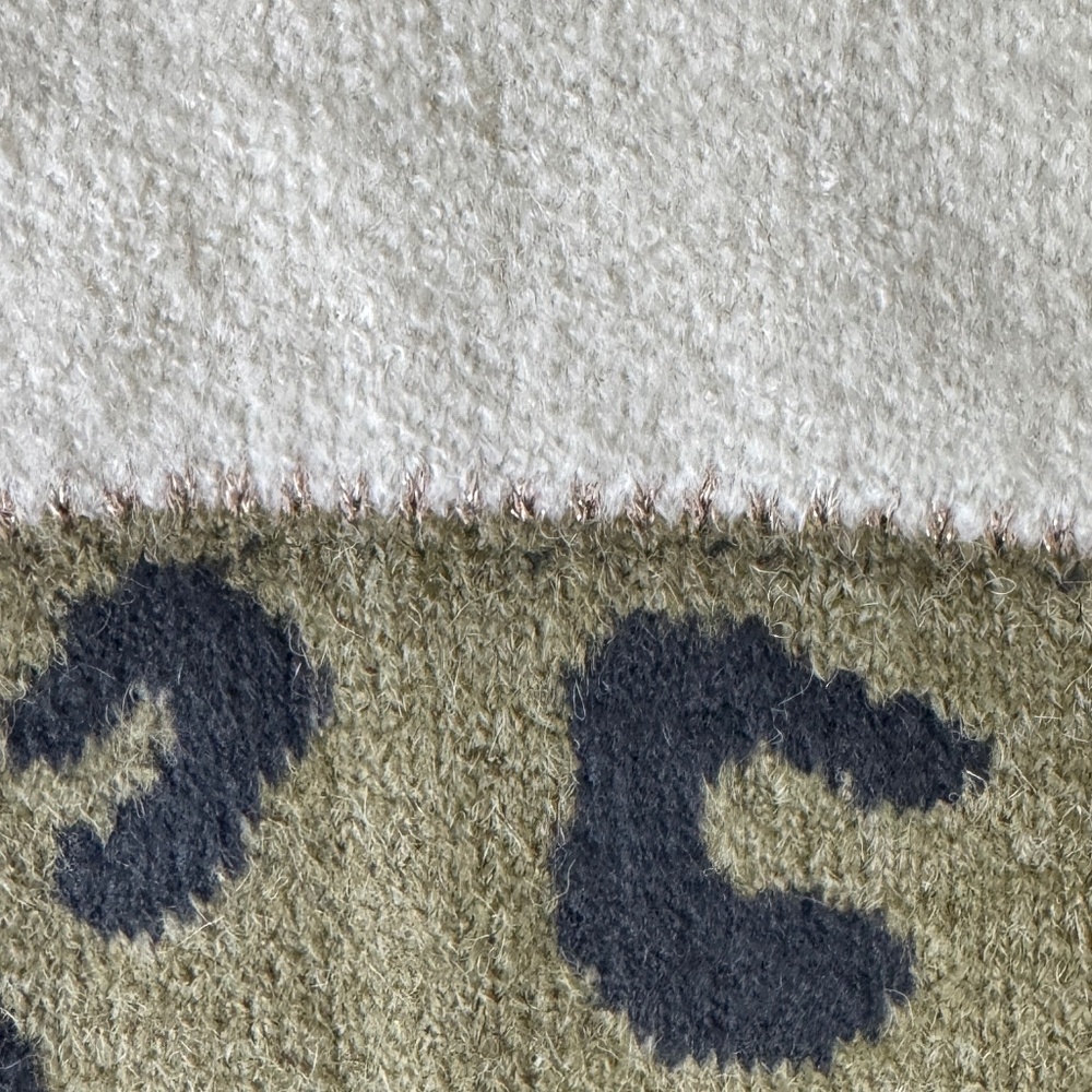 ANIMAL PRINT WITH COLOR BLOCKS SWEATER - Picture 8 of 9